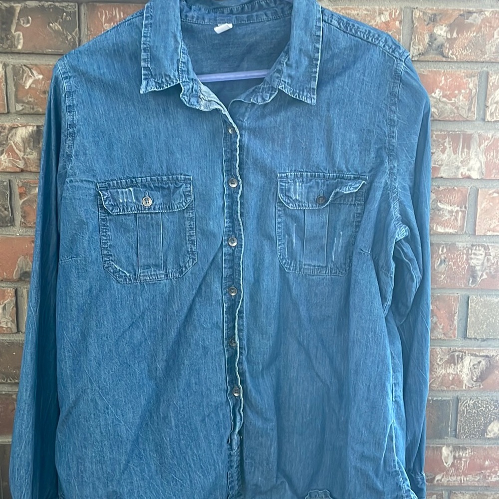 Light weight denim shirt